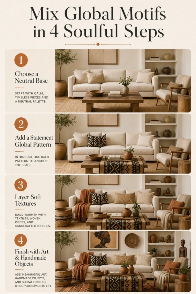 Mix Global Motifs in 4 Soulful Steps