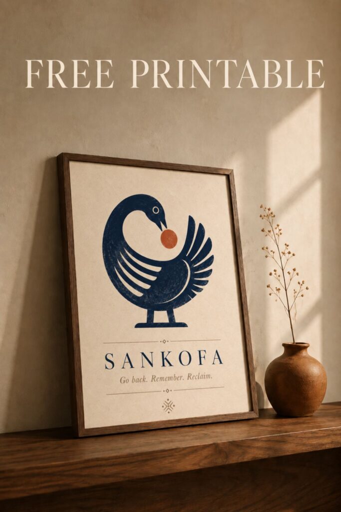 Free Printable Sankofa Wall Art — Print at Home Today
