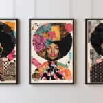 black woman wall art