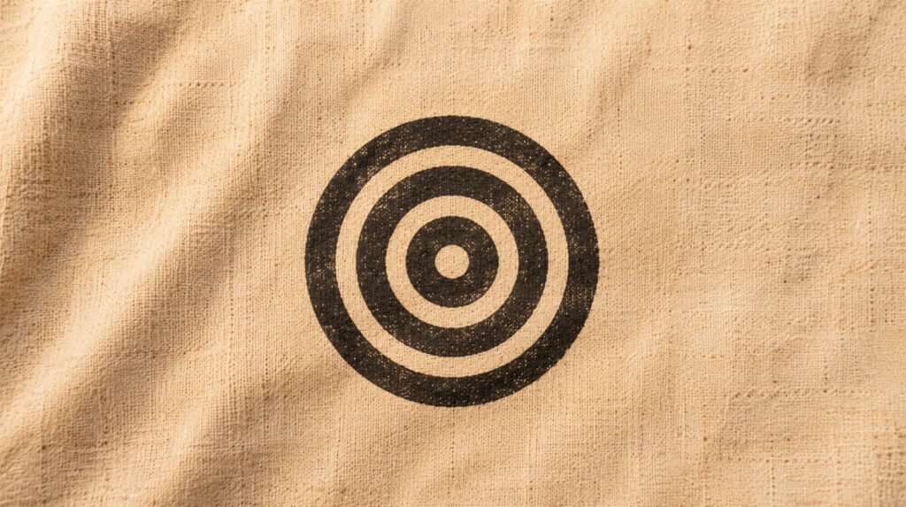 the Ghanaian Adinkra symbol Adinkrahene, three concentric circles representing leadership, charisma, and authority