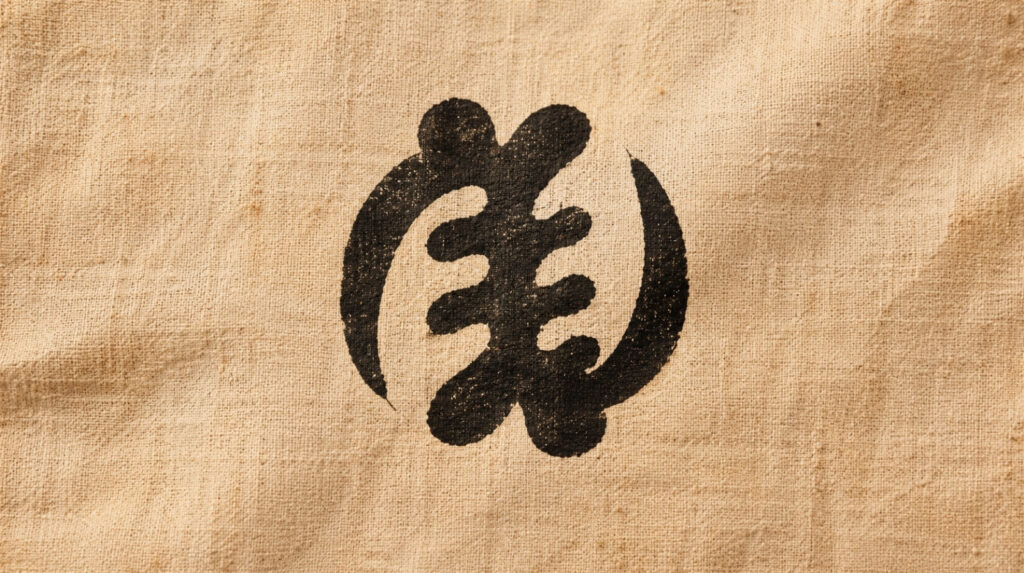 Ghanaian Adinkra symbol Gye Nyame