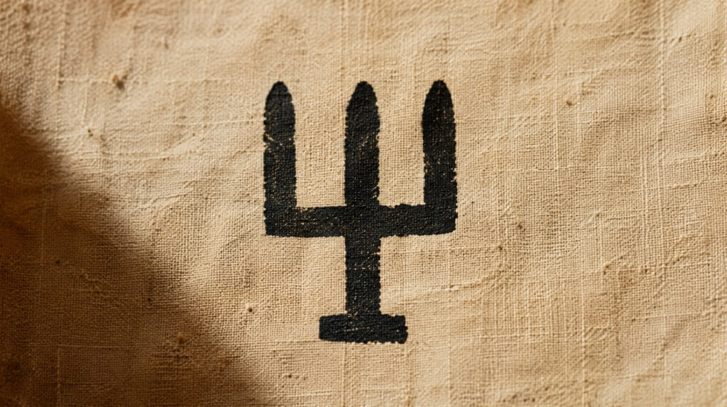 Ghanaian Adinkra symbol Nyame Dua