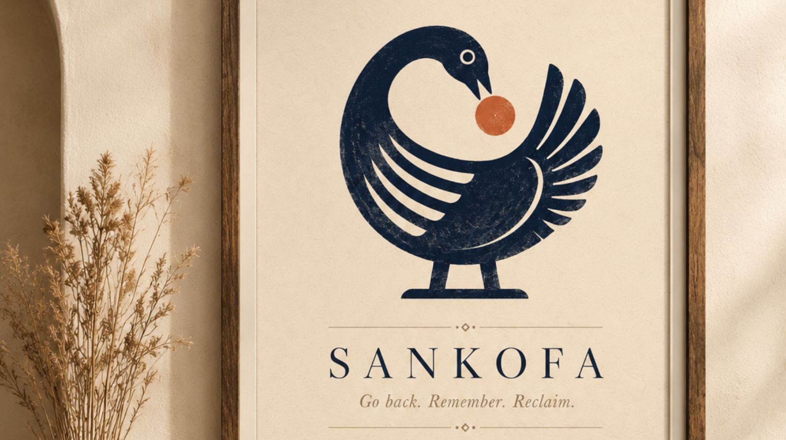 Printable Sankofa Adinkra Wall Art
