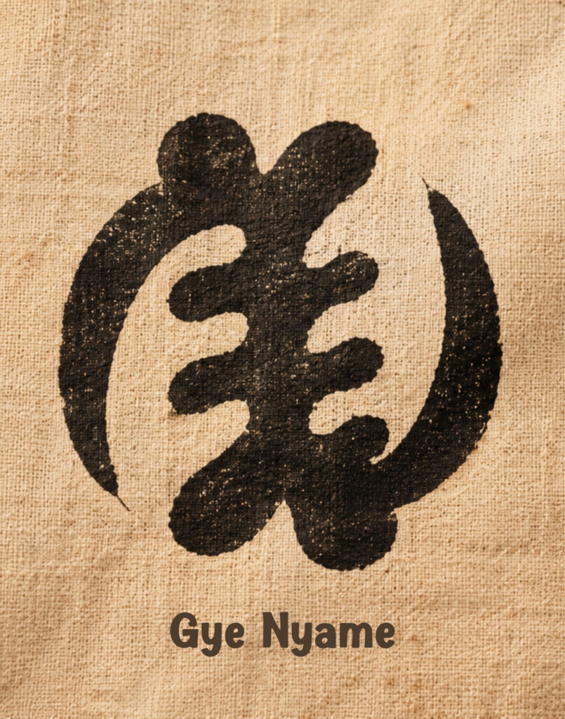 gye nyame adinkra symbol inspiration