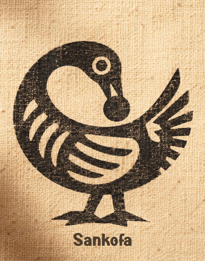 sankofa adinkra symbol inspiration