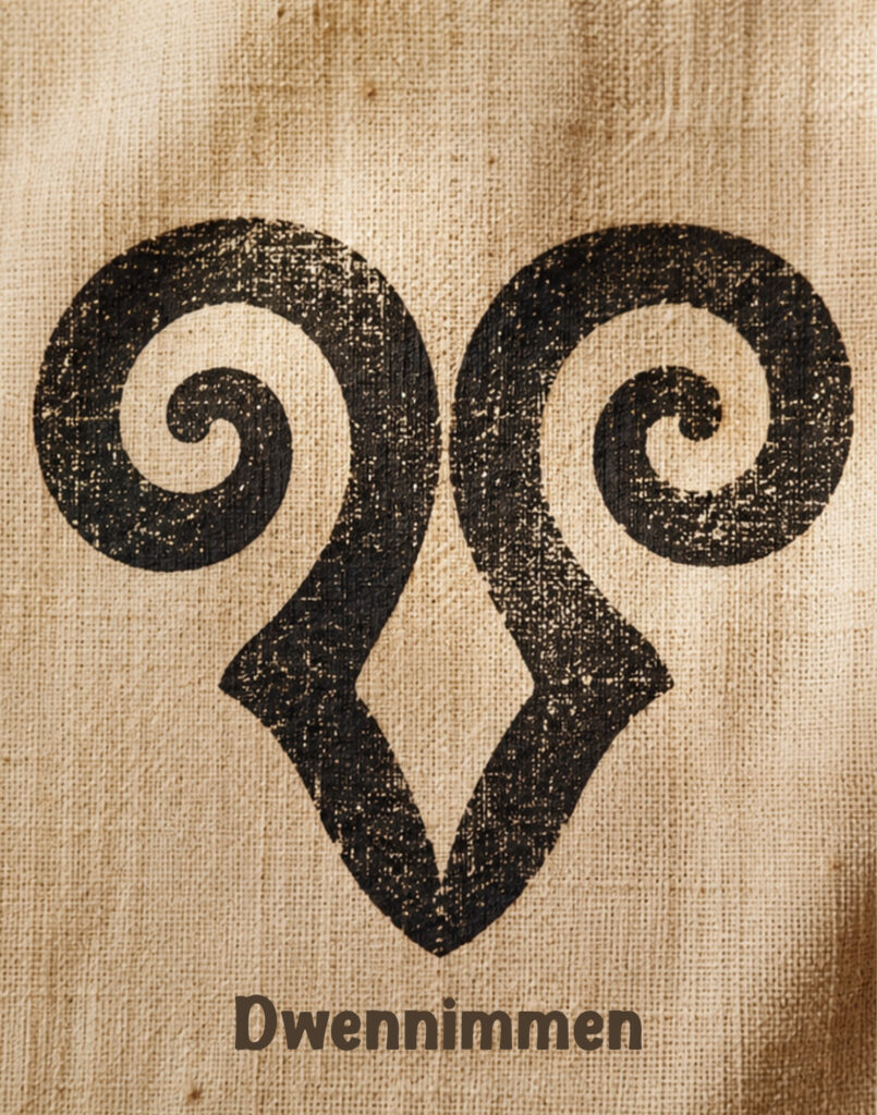 dwennimmen adinkra symbol inspiration