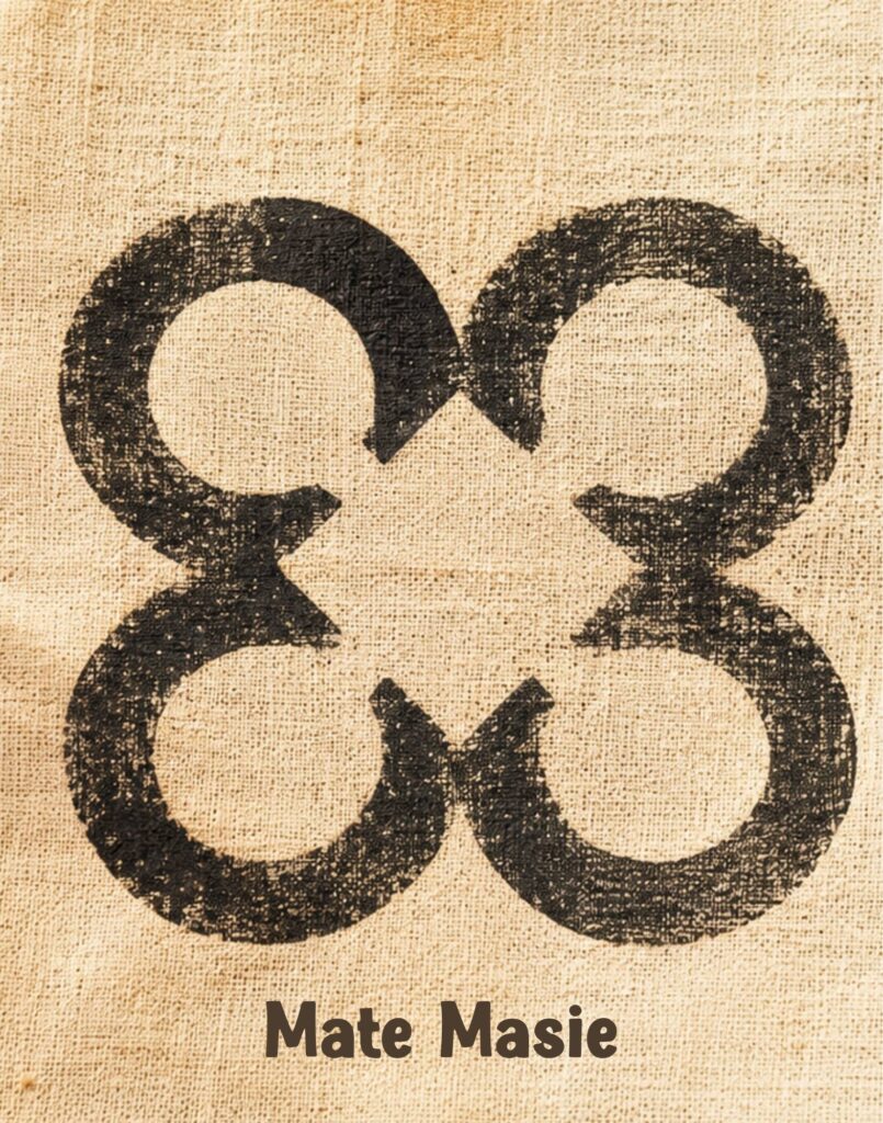 mate masie adinkra symbol inspiration