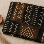 Mudcloth patterns and meanings — authentic Malian bogolanfini with hand-painted geometric symbols