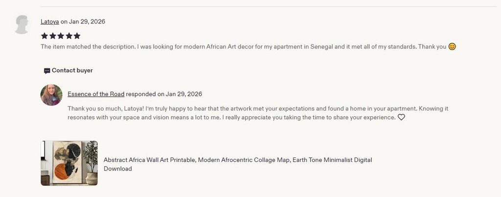 review for abstract Africa map wall art